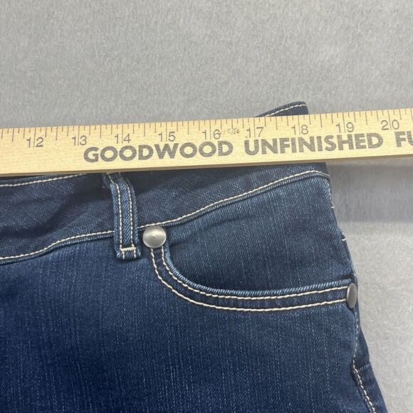 Wrangler Jeans Womens 15 / 16 32" Blue Denim Booty Up Technology Bootcut 10MWZBR - Picture 9 of 13